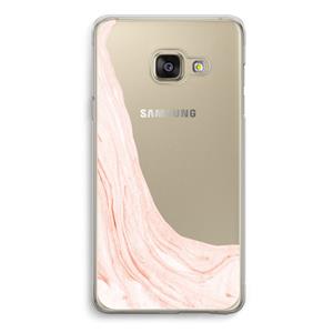 CaseCompany Peach bath: Samsung A3 (2017) Transparant Hoesje