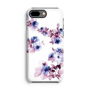 CaseCompany Waterverf bloemen: iPhone 7 Plus Tough Case
