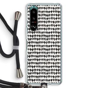 CaseCompany Crazy shapes: Sony Xperia 5 III Transparant Hoesje met koord