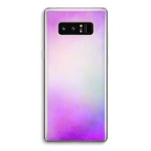 CaseCompany Clouds pastel: Samsung Galaxy Note 8 Transparant Hoesje