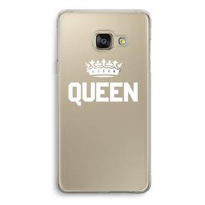 CaseCompany Queen zwart: Samsung A3 (2017) Transparant Hoesje
