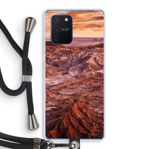 CaseCompany Mars: Samsung Galaxy Note 10 Lite Transparant Hoesje met koord