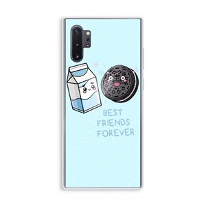 CaseCompany Best Friend Forever: Samsung Galaxy Note 10 Plus Transparant Hoesje