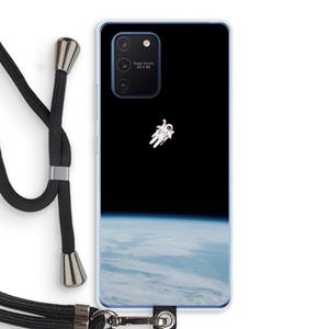 CaseCompany Alone in Space: Samsung Galaxy Note 10 Lite Transparant Hoesje met koord