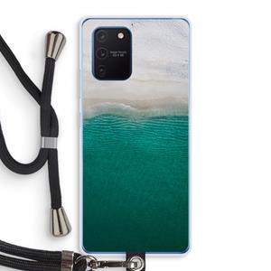 CaseCompany Stranded: Samsung Galaxy Note 10 Lite Transparant Hoesje met koord