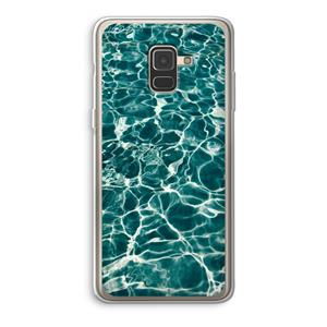 CaseCompany Weerkaatsing water: Samsung Galaxy A8 (2018) Transparant Hoesje