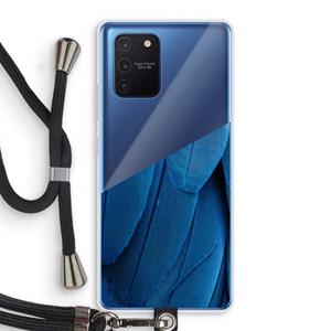 CaseCompany Pauw: Samsung Galaxy Note 10 Lite Transparant Hoesje met koord