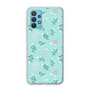 CaseCompany Small white flowers: Samsung Galaxy A32 4G Transparant Hoesje