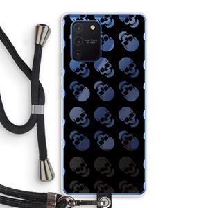 CaseCompany Musketon Skulls: Samsung Galaxy Note 10 Lite Transparant Hoesje met koord