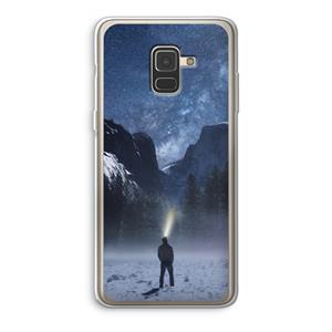 CaseCompany Wanderlust: Samsung Galaxy A8 (2018) Transparant Hoesje