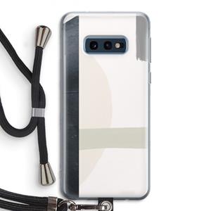 CaseCompany Baca: Samsung Galaxy S10e Transparant Hoesje met koord