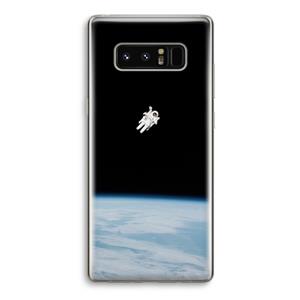 CaseCompany Alone in Space: Samsung Galaxy Note 8 Transparant Hoesje