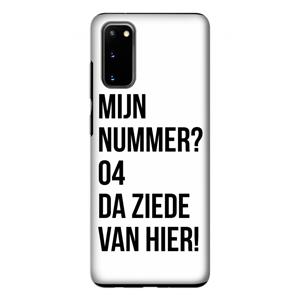 CaseCompany Da ziede van hier: Samsung Galaxy S20 Tough Case