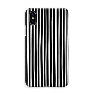 CaseCompany Stripes: iPhone X Volledig Geprint Hoesje