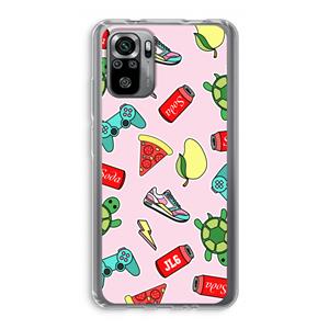 CaseCompany Things Jamie Loves: Xiaomi Redmi Note 10S Transparant Hoesje
