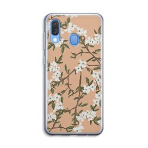 CaseCompany Blossoming spring: Samsung Galaxy A40 Transparant Hoesje