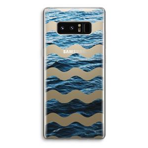 CaseCompany Oceaan: Samsung Galaxy Note 8 Transparant Hoesje