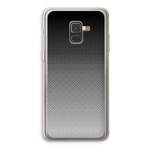 CaseCompany Musketon Halftone: Samsung Galaxy A8 (2018) Transparant Hoesje