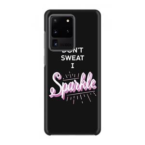 CaseCompany Sparkle quote: Volledig geprint Samsung Galaxy S20 Ultra Hoesje