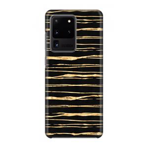 CaseCompany Gouden strepen: Volledig geprint Samsung Galaxy S20 Ultra Hoesje