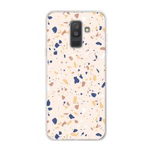 CaseCompany Terrazzo N°23: Samsung Galaxy A6 Plus (2018) Transparant Hoesje