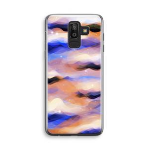 CaseCompany Donkere Wolken: Samsung Galaxy J8 (2018) Transparant Hoesje