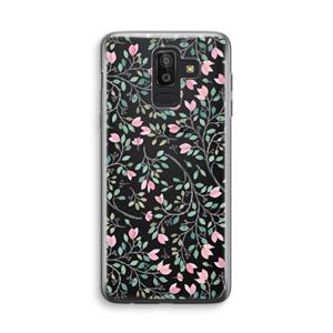 CaseCompany Sierlijke bloemen: Samsung Galaxy J8 (2018) Transparant Hoesje