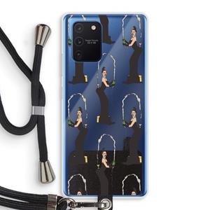 CaseCompany Pop Some Kim: Samsung Galaxy Note 10 Lite Transparant Hoesje met koord