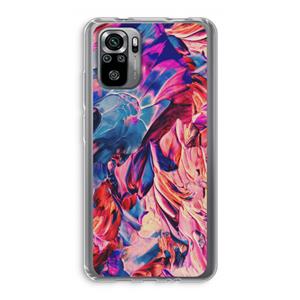 CaseCompany Pink Orchard: Xiaomi Redmi Note 10S Transparant Hoesje