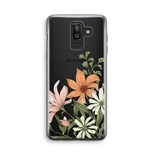 CaseCompany Floral bouquet: Samsung Galaxy J8 (2018) Transparant Hoesje