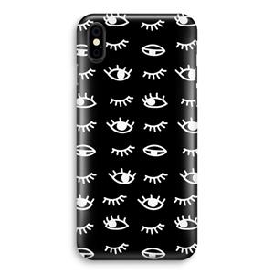 CaseCompany Eye pattern #3: iPhone Xs Volledig Geprint Hoesje