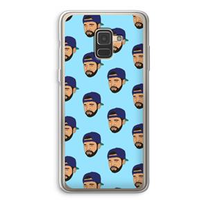 CaseCompany Drake Away: Samsung Galaxy A8 (2018) Transparant Hoesje
