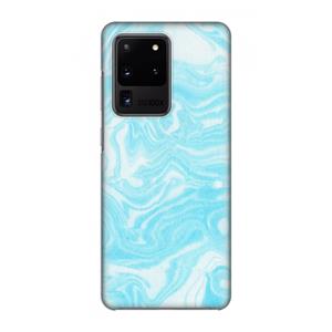 CaseCompany Waterverf blauw: Volledig geprint Samsung Galaxy S20 Ultra Hoesje