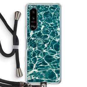 CaseCompany Weerkaatsing water: Sony Xperia 5 III Transparant Hoesje met koord