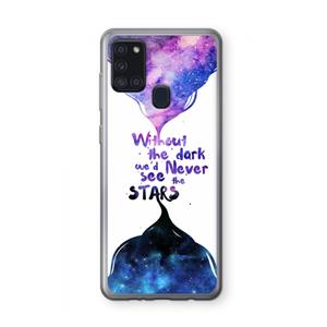 CaseCompany Stars quote: Samsung Galaxy A21s Transparant Hoesje