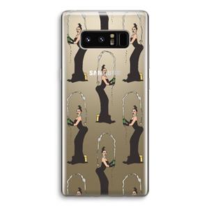 CaseCompany Pop Some Kim: Samsung Galaxy Note 8 Transparant Hoesje