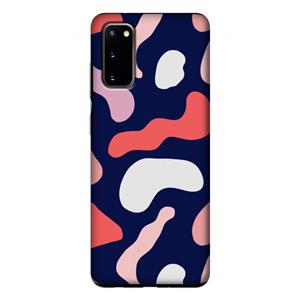 CaseCompany Memphis Shapes Pink: Samsung Galaxy S20 Tough Case