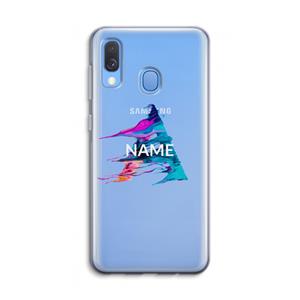 CaseCompany Abstract Spectrum: Samsung Galaxy A40 Transparant Hoesje