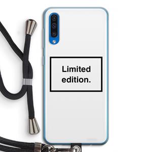 CaseCompany Limited edition: Samsung Galaxy A50 Transparant Hoesje met koord