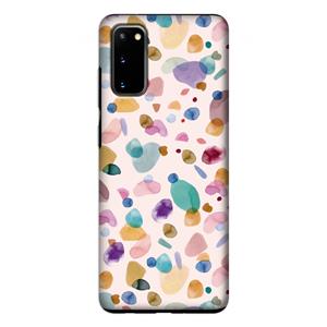 CaseCompany Terrazzo Memphis Pink: Samsung Galaxy S20 Tough Case