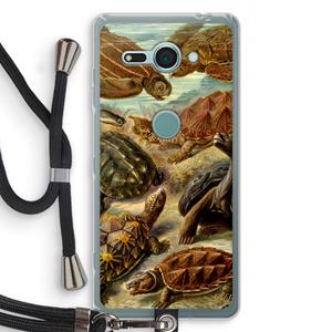 CaseCompany Haeckel Chelonia: Sony Xperia XZ2 Compact Transparant Hoesje met koord