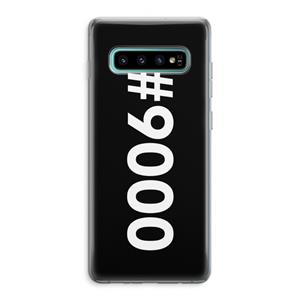 CaseCompany 9000: Samsung Galaxy S10 Plus Transparant Hoesje