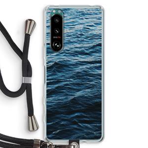 CaseCompany Oceaan: Sony Xperia 5 III Transparant Hoesje met koord