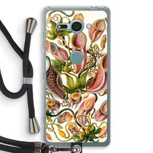 CaseCompany Haeckel Nepenthaceae: Sony Xperia XZ2 Compact Transparant Hoesje met koord
