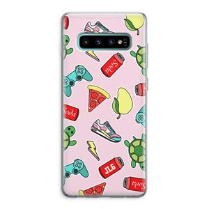 CaseCompany Things Jamie Loves: Samsung Galaxy S10 Plus Transparant Hoesje