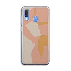 CaseCompany Bikini body: Samsung Galaxy A40 Transparant Hoesje