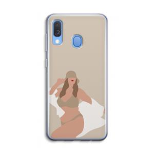 CaseCompany One of a kind: Samsung Galaxy A40 Transparant Hoesje