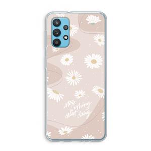 CaseCompany Daydreaming becomes reality: Samsung Galaxy A32 4G Transparant Hoesje