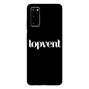 CaseCompany Topvent Zwart: Samsung Galaxy S20 Tough Case