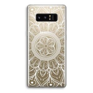 CaseCompany Roses Are Red: Samsung Galaxy Note 8 Transparant Hoesje